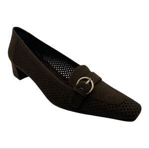 Women's Career Stuart Weitzman Brown Suede Pumps Shoes Sz 9N